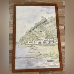 High quality artwork in honey finished frame